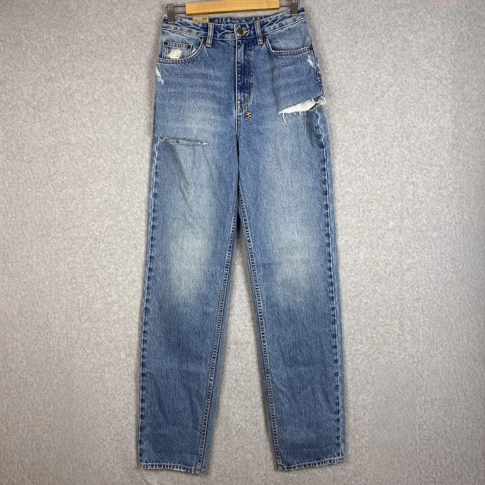 Ksubi Jeans Size 26 Playback True Vintage High Rise Relaxed Leg Distressed